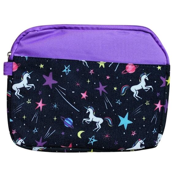 Unicorn 9" Computer Tablet iPad Zipper Padded Pouch School Supply Art Case - Picture 1 of 3